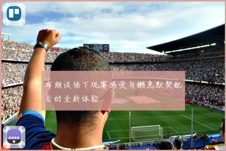 布朗谈场下观赛感受与獭兔默契配合的全新体验